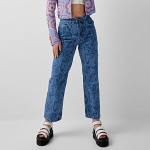 The Ragged Priest Blue High Rise Jeans